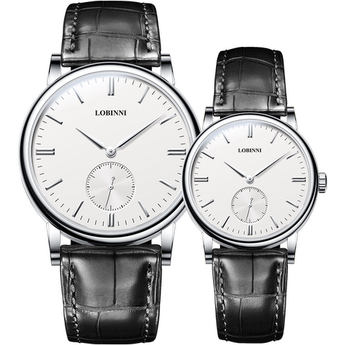 罗宾尼情侣手表一对新款情侣表休闲简约防水石英男女对表名牌超薄 - 图3