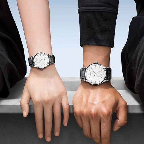 罗宾尼情侣手表一对新款情侣表休闲简约防水石英男女对表名牌超薄 - 图1