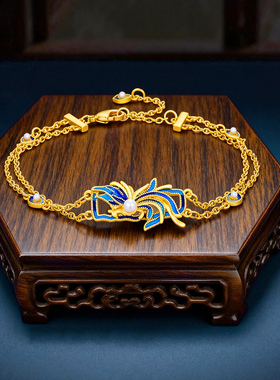 【浙江省博物馆】孝惠凤仪手链 明孝惠太皇太后凤冠 新中式首饰