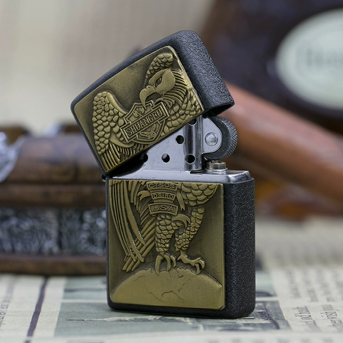 Оригинальная зажигалка, мужская нашивка с гравюрой на керосине, подарок на день рождения