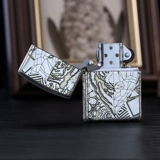 Zhibao Подлинная Zippo более легкая броня версии королевского возвращения Zodiac Tiger Head American Gift Zppo