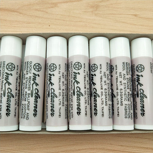 ink cleaner台湾天裕牌服装衣物去污膏皮革油污清洗笔应克清洁剂 - 图1