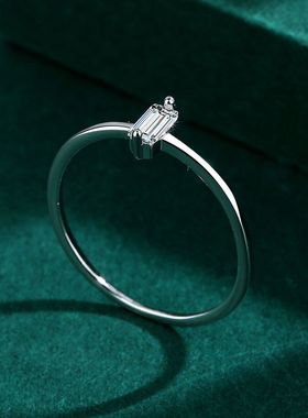 TOOK Otnament新款S925纯银爪牙镶钻戒指女小众设计轻奢高级感ins