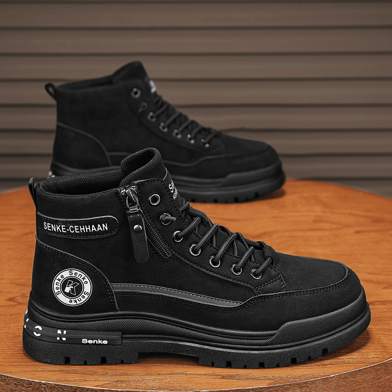 玟若男鞋旗舰店秋冬爆款帕拉鞋男士增高运动潮鞋软底高帮休闲鞋子,淘宝优惠券,粉丝福利购,淘宝优惠卷