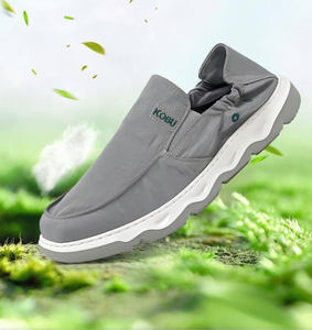 英伦班纳旗舰店男鞋飞行员黑科技冰丝鞋2024新款空调鞋男士帆布鞋