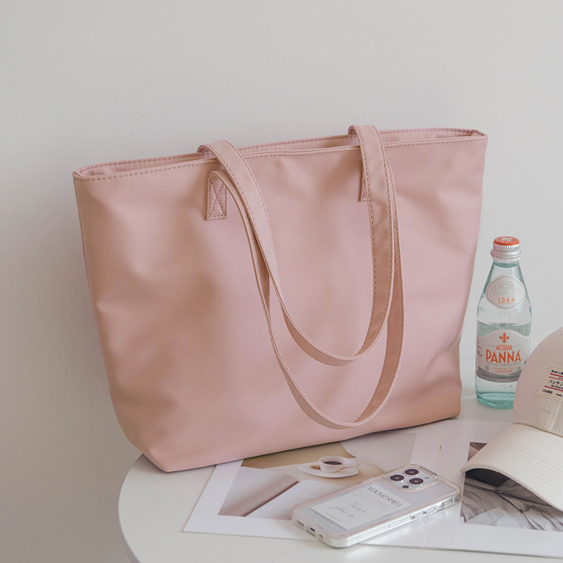 大容量帆布包包女2023新款纯色系休闲布包上班学生书包百搭单肩包,淘宝优惠券,粉丝福利购,淘宝优惠卷