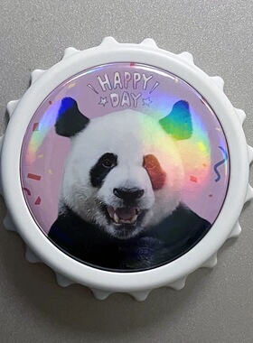 个性瓶盖双开瓶器大尺寸冰箱贴