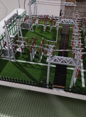 升压降压变电站模型摆件展厅展会展览办公室送客户礼物电力沙盘