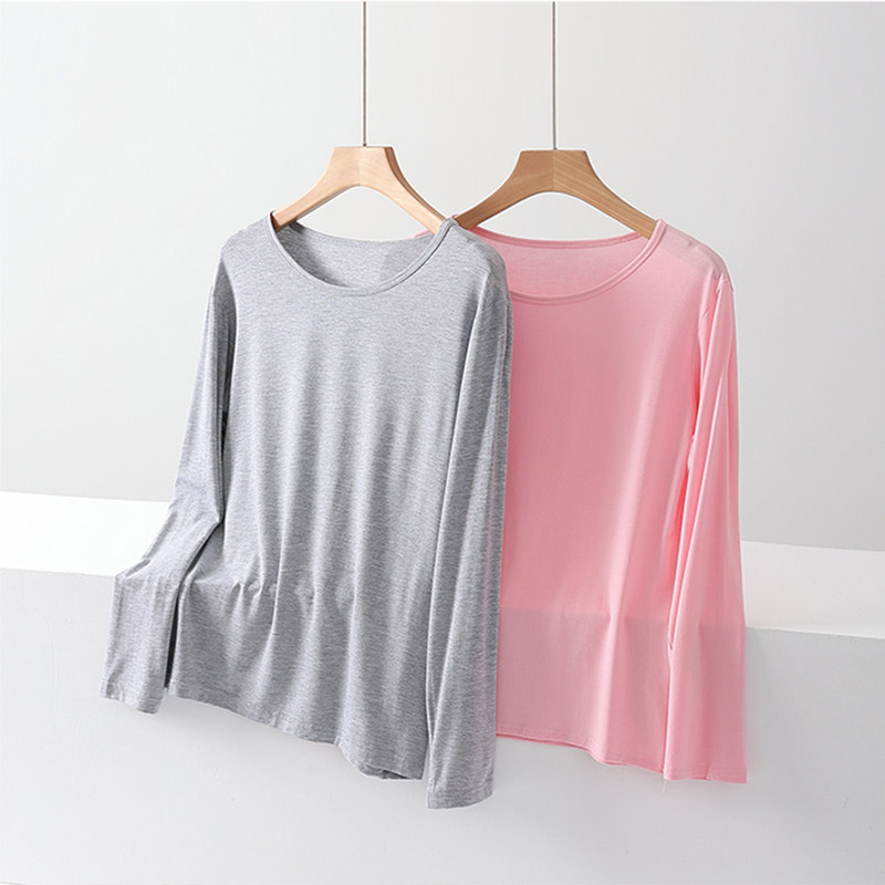 Women's modal thin top autumn base layer shirt