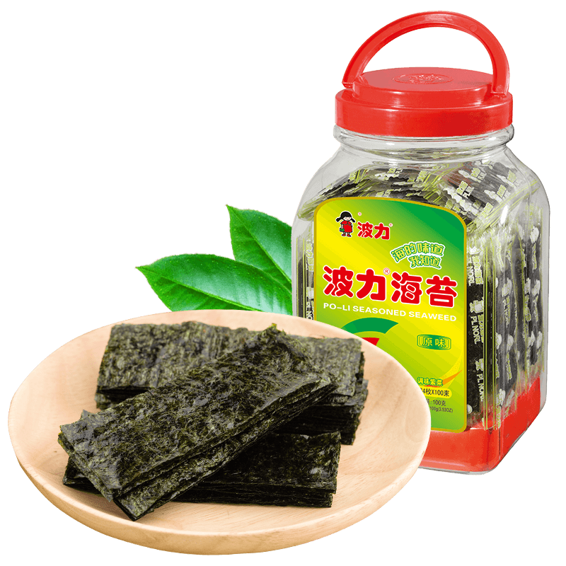 满减【波力海苔原味126g/100g】海苔 波力海苔系列