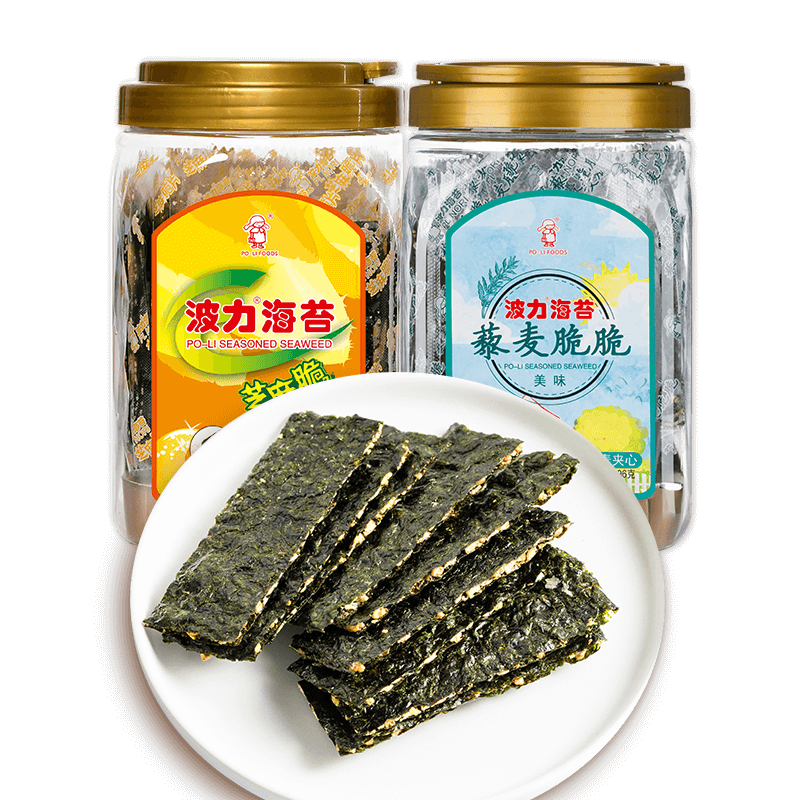 【直播推荐】波力海苔夹心脆96gx2 波力海苔系列