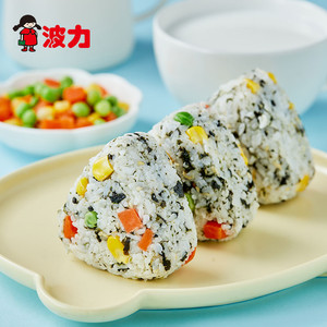 波力肉松拌饭海苔碎12包/24包儿童拌饭料早餐紫菜饭团寿司零食