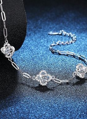 爆闪手链莫桑钻石白金大促