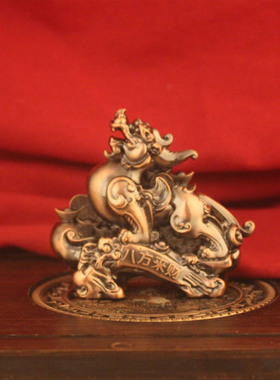 八方来财麒麟装饰品招财