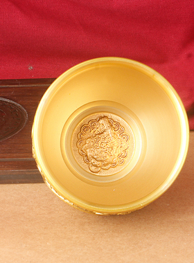 2026新款金钱财富铜缸复古风招财中式装饰客厅艺术摆设聚宝盆