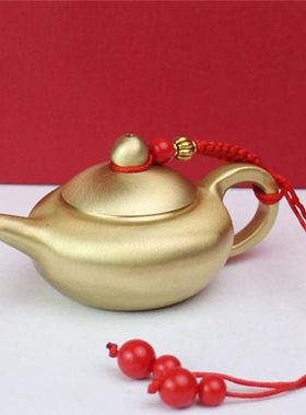 【黄铜工艺品厂家】把把壶手把件打麻将赢茶壶转转把玩件客厅摆件