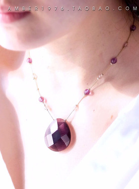 复古感镀金锁骨链