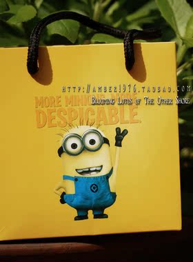 你好，我是黄豆豆┆3D硬金工艺 原厂原版纯银镀金呆萌小黄人