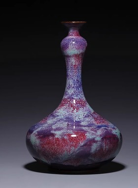 禹州神垕钧窑钧瓷摆件花瓶家居玄关博古架摆放高端送礼礼品周松建