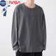 NASA joint heavyweight pure cotton T-shirt men's long sleeves