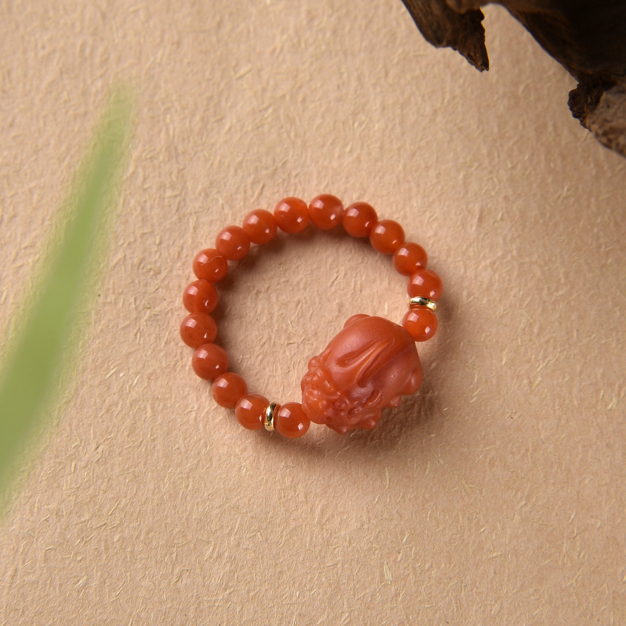 原创2025本命年天然南红貔貅戒指川料满肉红色招财戒指食指戒女,淘宝优惠券,粉丝福利购,淘宝优惠卷