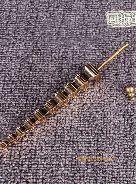 合金九节鞭赵公明姜子牙韦陀摆件