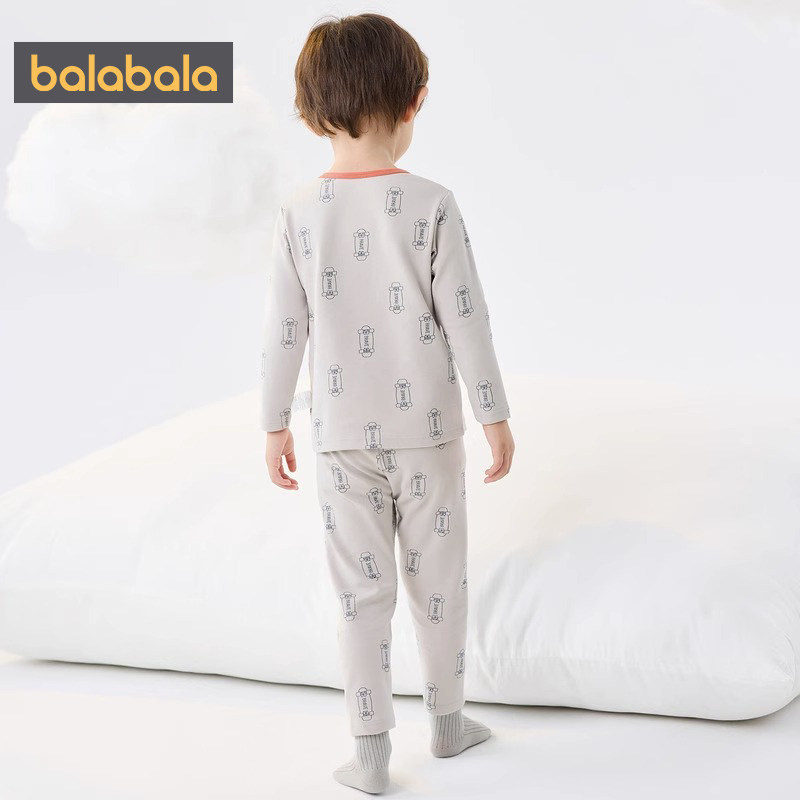 巴拉巴拉儿童内衣套装男童女童秋衣秋裤冬季新款小童宝宝保暖睡衣,淘宝优惠券,粉丝福利购,淘宝优惠卷
