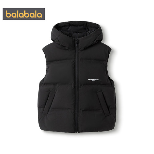 巴拉巴拉儿童羽绒马甲中大童宝宝外套冬装新款童装男童女童背心厚 - 图3