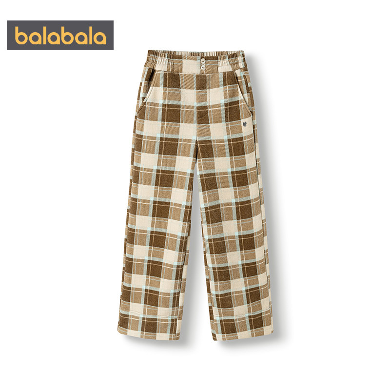 商场同款巴拉巴拉女童加绒裤子中大童直筒裤冬季新款童装儿童长裤,淘宝优惠券,粉丝福利购,淘宝优惠卷