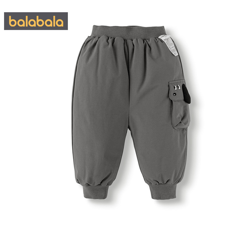 巴拉巴拉男童羽绒裤宝宝裤子秋冬季款童装儿童运动长裤厚工装外穿,淘宝优惠券,粉丝福利购,淘宝优惠卷
