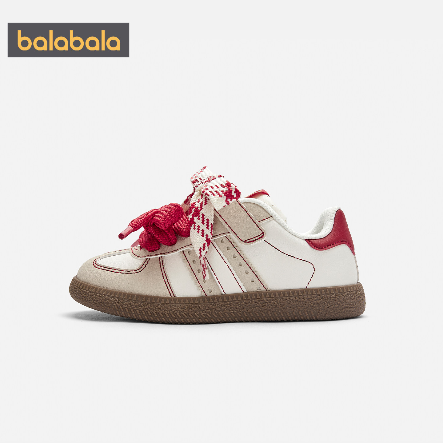 巴拉巴拉女童板鞋中大童鞋子秋冬款童鞋儿童洋气小白鞋宝宝运动鞋,淘宝优惠券,粉丝福利购,淘宝优惠卷