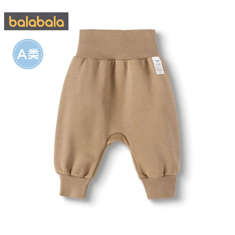 巴拉巴拉宝宝裤子婴儿加绒运动裤秋冬季新款男童女童大pp裤儿童厚,淘宝优惠券,粉丝福利购,淘宝优惠卷