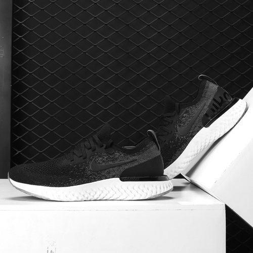 Nike/耐克正品EpicReact Flyknit(GS)女子大童跑鞋943311-001 - 图2