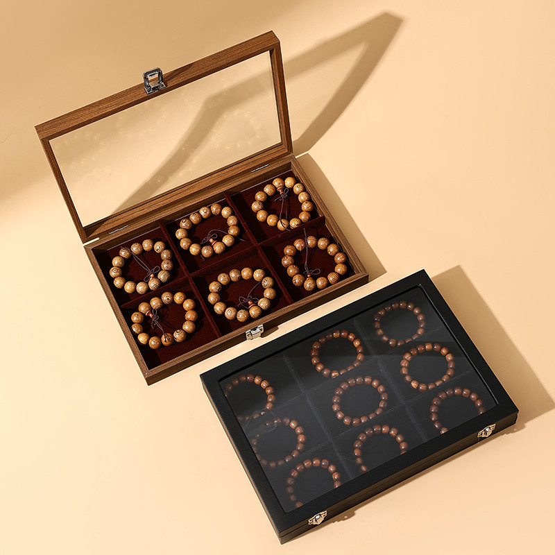 大号防尘天窗带盖手镯收纳盒佛珠文玩手串收藏箱佛串手链饰品盒子,淘宝优惠券,粉丝福利购,淘宝优惠卷