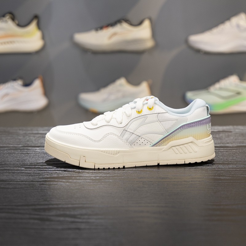 李宁COMMON 80S女子休闲鞋2025秋季新品耐磨防滑软弹板鞋AGCV208,淘宝优惠券,粉丝福利购,淘宝优惠卷