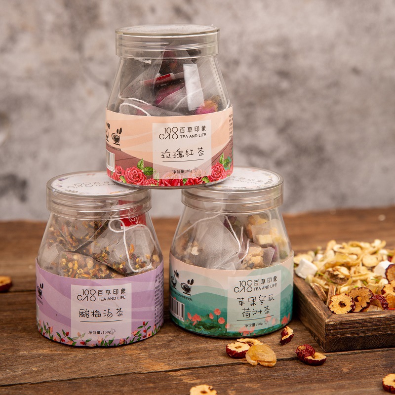 桂花蜜桃乌龙茶牡丹茉莉玫瑰红茶黑枸杞菊花决明子养生花茶礼盒装 - 图2