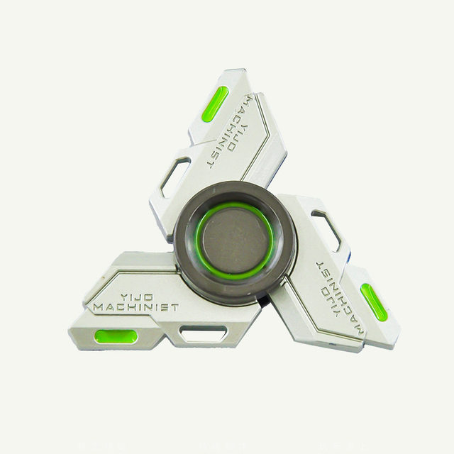 Fingertip spinner full set of all-metal luminous ultra-long-lasting rotating multi-functional hand-twisting adult decompression artifact toy