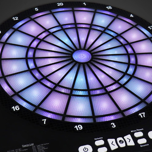 自动计分安全发光电子飞镖盘套装成人儿童家用室内娱乐酒吧比赛靶 - 图2