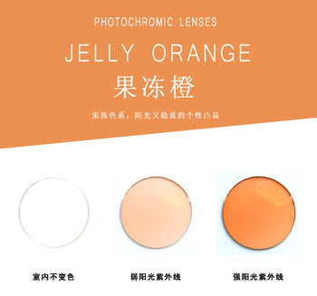 ປັບແຕ່ງ 1.56 1.61 1.63% off non-spherical anti-blue light film discoloration blue gray pink yellow orange orange gray tea myopia lens