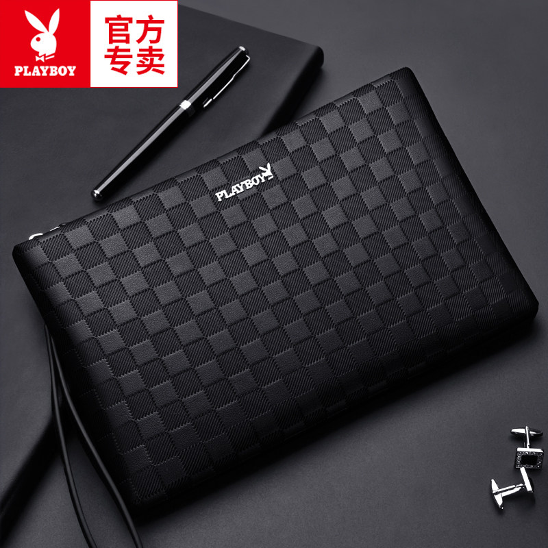 花花公子男商务休闲2021新款手拿包 振兴箱包男士包袋