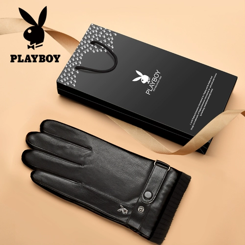 Playboy, мужские демисезонные утепленные удерживающие тепло ветрозащитные водонепроницаемые перчатки