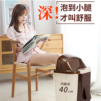 港德高深泡脚桶过膝小腿全自动按摩电动家用恒温加热足浴盆足疗机