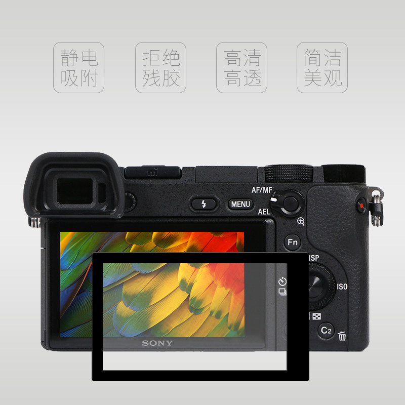 GGS金刚屏适用索尼A7II/C微单A7M2/M3/M4/R2/R3/R4/R5/S2/S3钢化膜RX100M6/M7黑卡A6400/FX3相机屏幕保护贴膜 - 图3