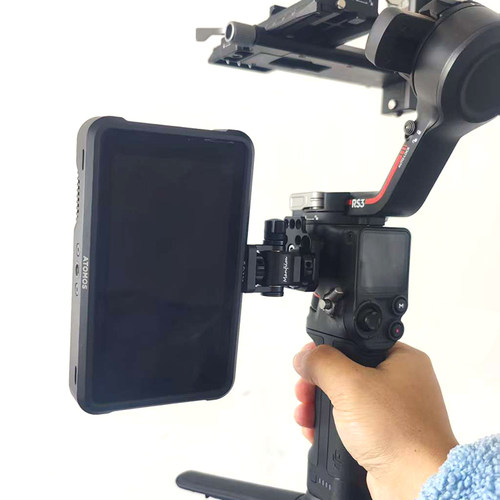 监视器固定座  适用于大疆DJI RSC2  RS3 PRO RS4稳定器扩展座 拓展板 支架 云台安装监视器 - 图0
