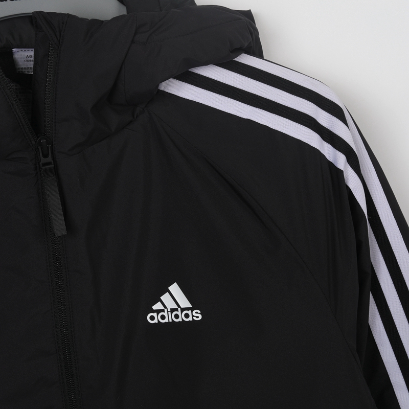 Adidas 阿迪达斯 男款户外经典运动连帽羽绒服茄克 HN2120 HN2123