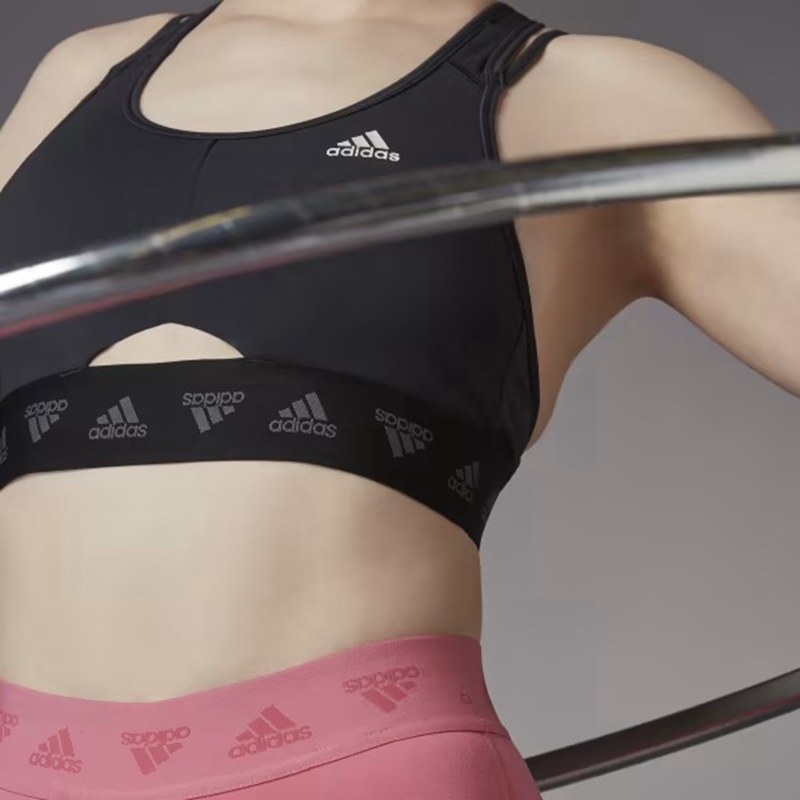 Adidas 阿迪达斯 女舒适训练健身跑步运动内衣文胸 HF4814 GU7054