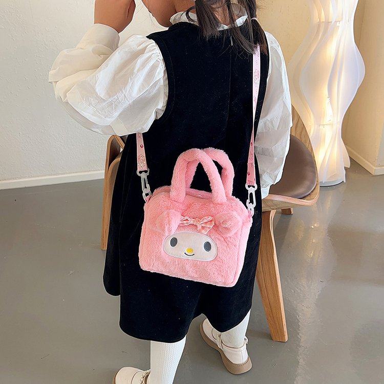 毛绒包包女斜挎包卡通儿童包冬季新款可爱小女孩玩偶手提单肩包包,淘宝优惠券,粉丝福利购,淘宝优惠卷