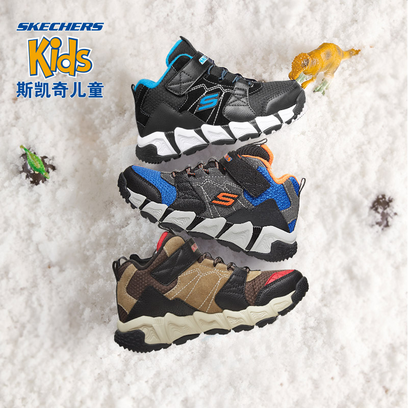 【年货节到手188起】斯凯奇冬雪地靴 skechers童鞋皮靴/棉靴