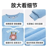 Skechers, бархатная детская демисезонная удерживающая тепло мультяшная толстовка подходит для мужчин и женщин