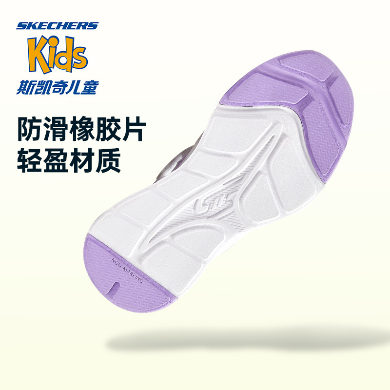 Skechers斯凯奇儿童鞋男女童老爹凉鞋夏季镂空透气时尚休闲运动鞋 - 图1